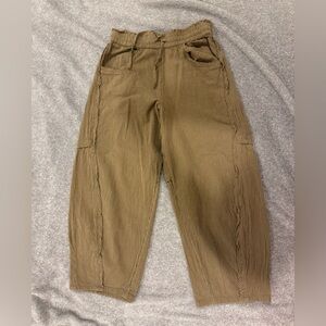 Free People “Something Good Pull-On Barrel Pants” | New No Tags - Medium
